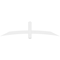 Ekena Millwork Bellingham Architectural Grade PVC Gable Bracket, 72"W x 18"H x 2"D x 4"F, 6/12 Pitch GBP072X18X0204BEL00 - alternate 5